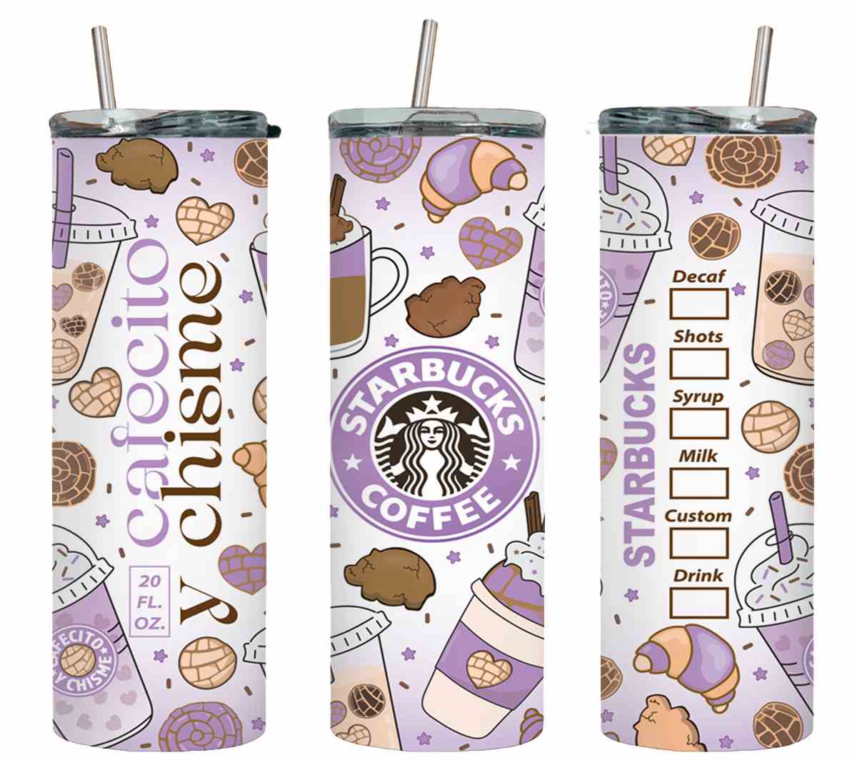 Starbucks Cafecito y Chisme Purple-8475